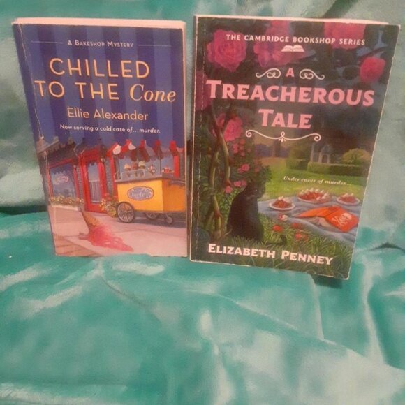 6 Cozy Mystery Book Lot, Amanda Flower, Ellie Alexander, Victoria Thompson, + - Picture 5 of 8